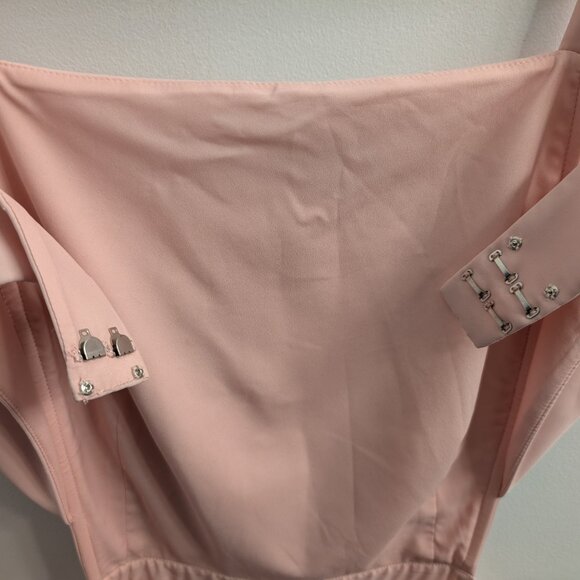 BCBGMaxazria open back dress with pleated sides - size small. - Picture 4 of 5